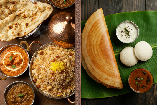 North Indian vs South Indian Cuisine — What's the Difference?